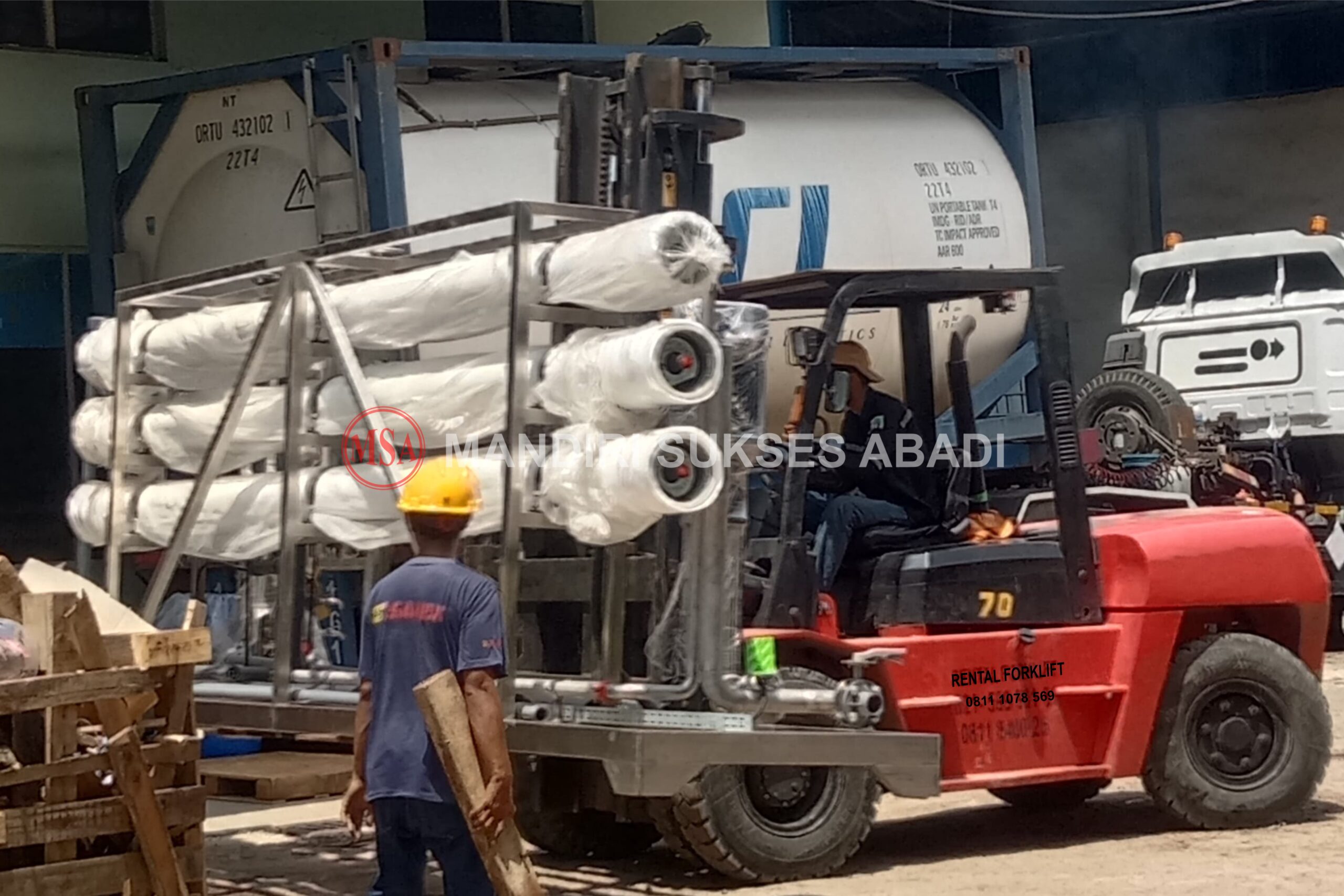 rental forklift tangerang legok