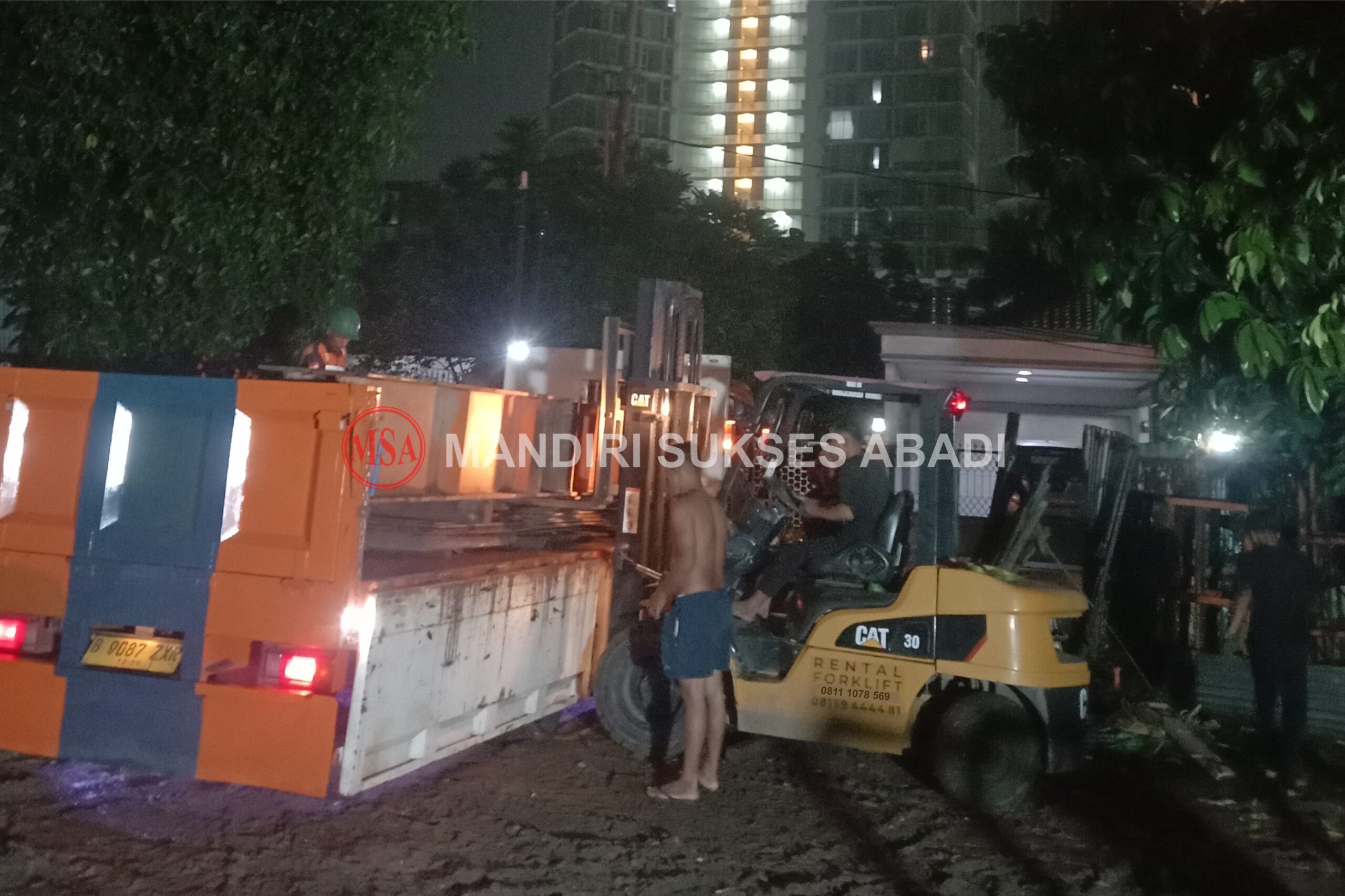 rental forklift tangerang legok