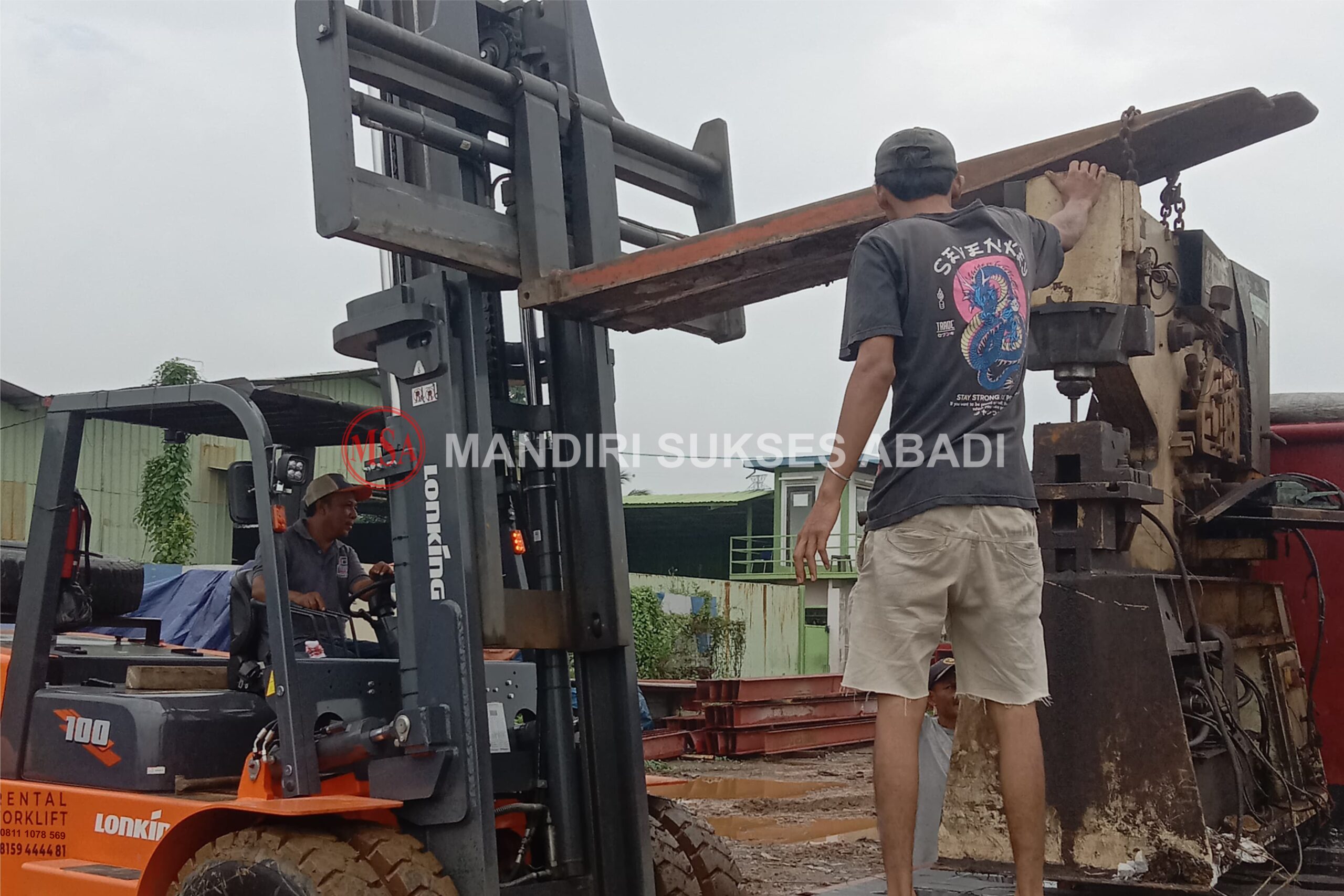 rental forklift tangerang legok